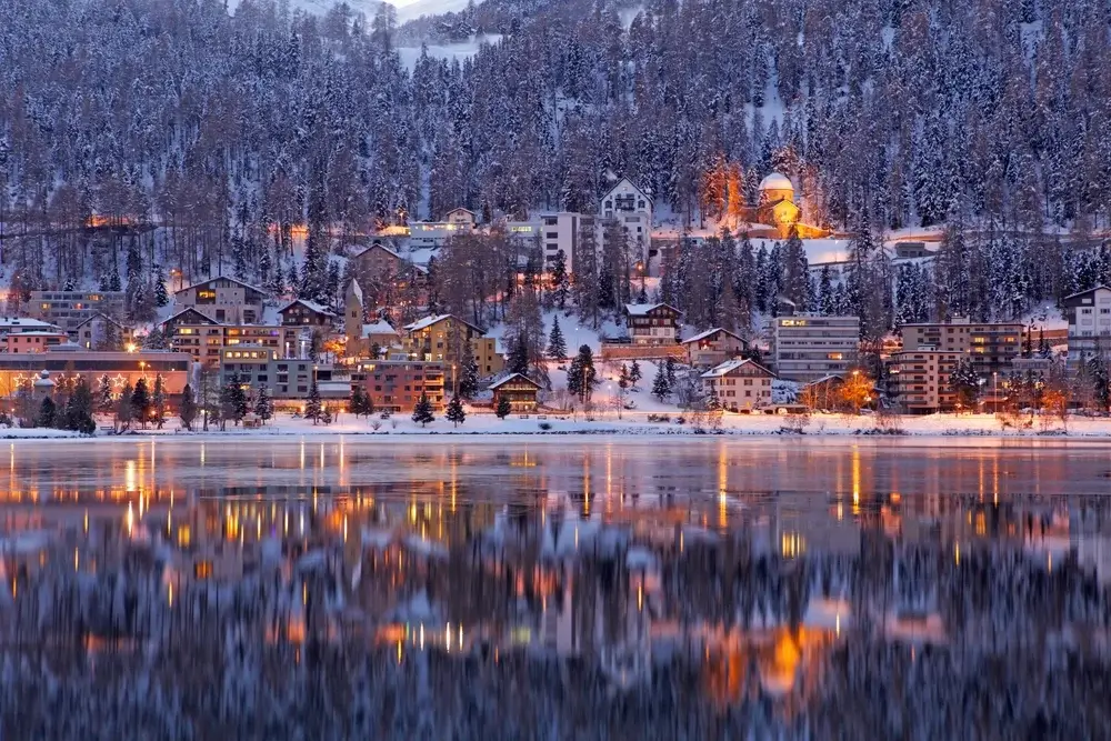 Skiferie i St. Moritz, Schweiz